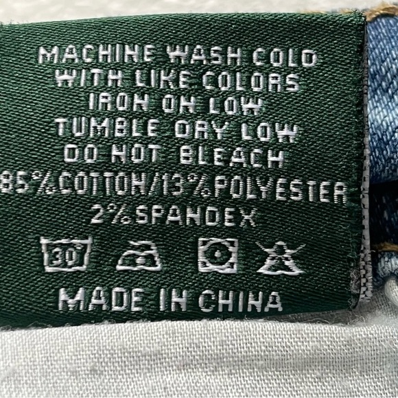 Women’s Blue Johnny Straight Leg Distressed Jeans - Picture 8 of 8